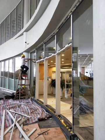 玻璃自動感應門安裝圖片 玻璃自動感應門安裝圖片